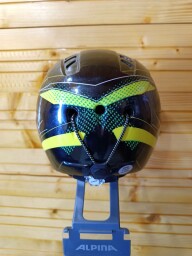 PRILBA ALPINA CARAT BLACK-YELLOW 48-52CM